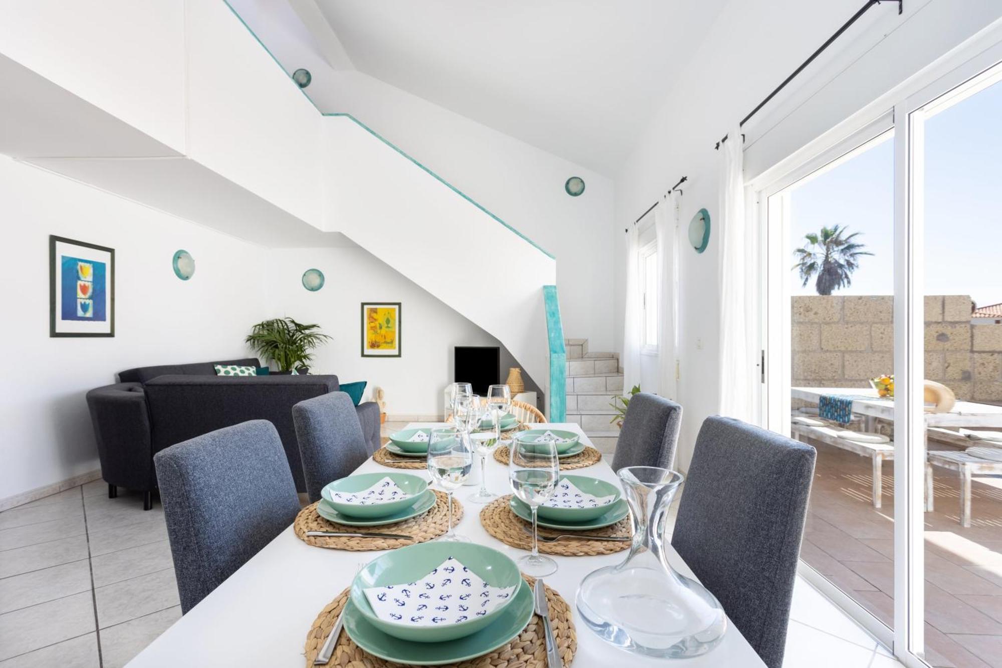 Casa Naranja - Heated Pool - Bbq - Terrace - Free Wifi - Child & Pet-Friendly - 3 Bedrooms - 6 People Poris de Abona Eksteriør billede